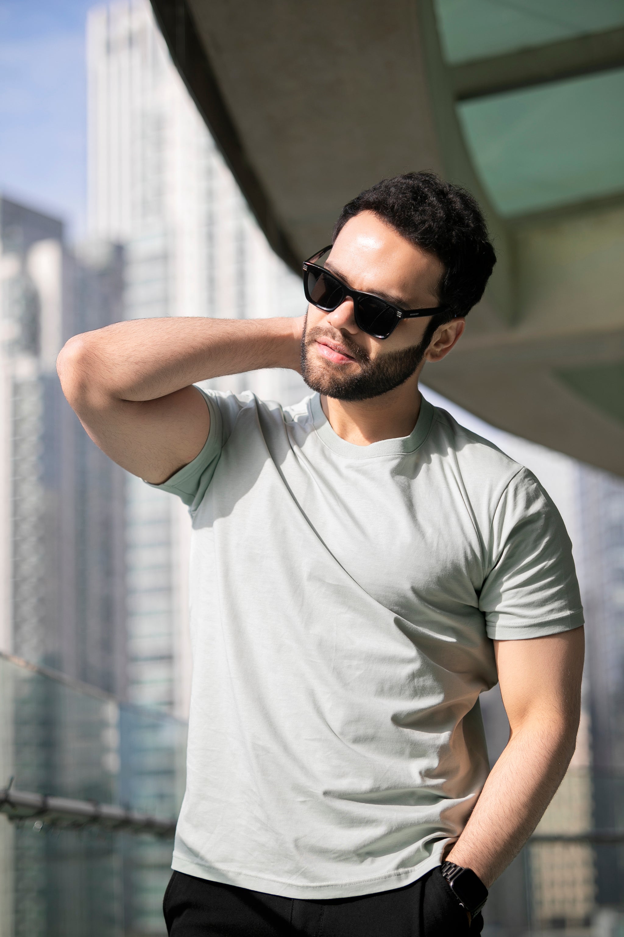 Mens Sweatproof T-shirt Mint Green