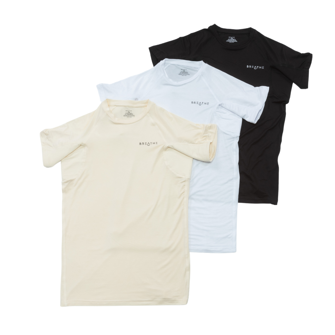 BREATHE Tricolour Sweatproof Undershirt Multipack (Pack of 3)