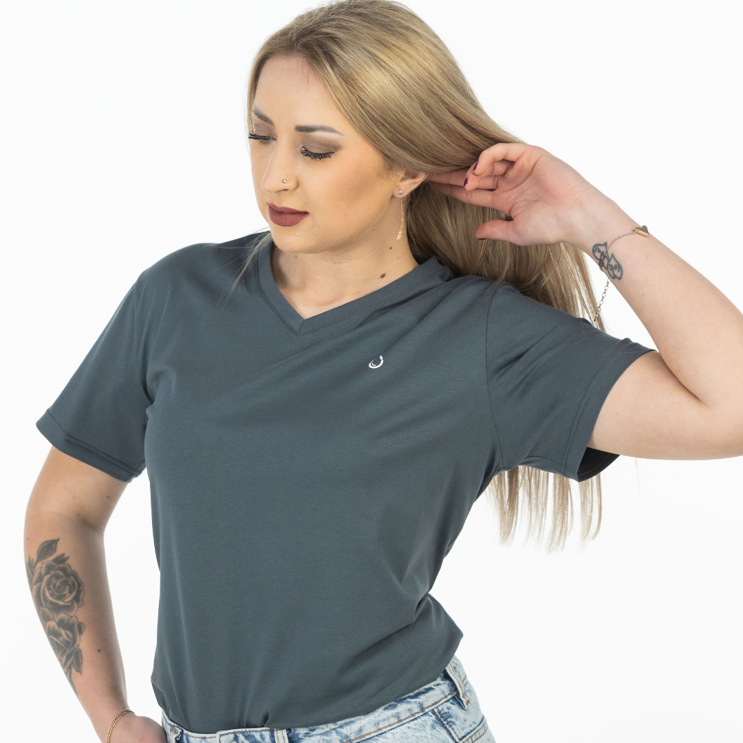 Women's Sweatproof T-Shirt Iron Grey