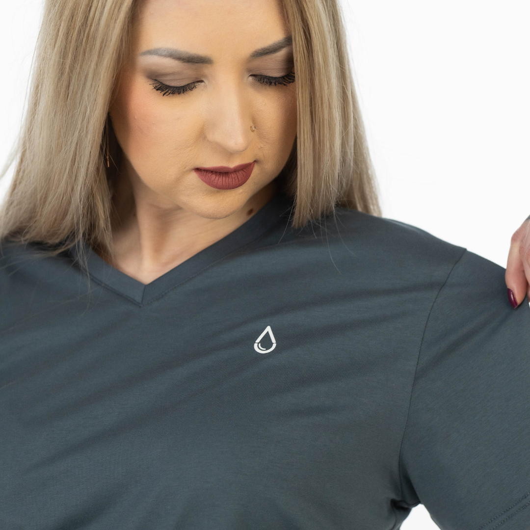 Women's Sweatproof T-Shirt Iron Grey