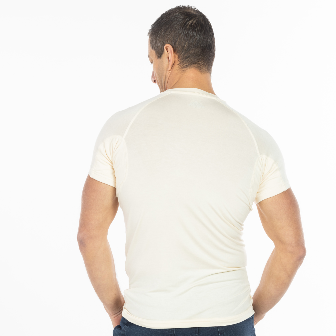 Mens Sweatproof Crewneck Undershirt Skin