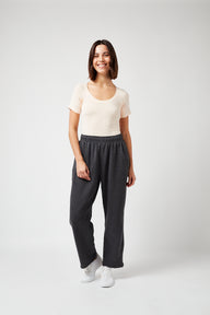 Sweatproof Scoop Neck Undershirt (Nude)