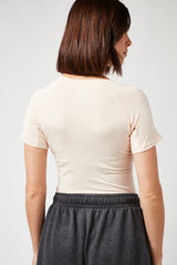 Sweatproof Scoop Neck Undershirt (Nude)