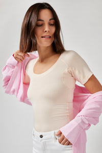 Womens Sweatproof Scoop Neck Undershirt