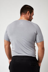 Sweatproof Deep V Neck Undershirt (Grey)