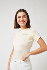 Womens Sweatproof Crew Neck Undershirt (Skin)