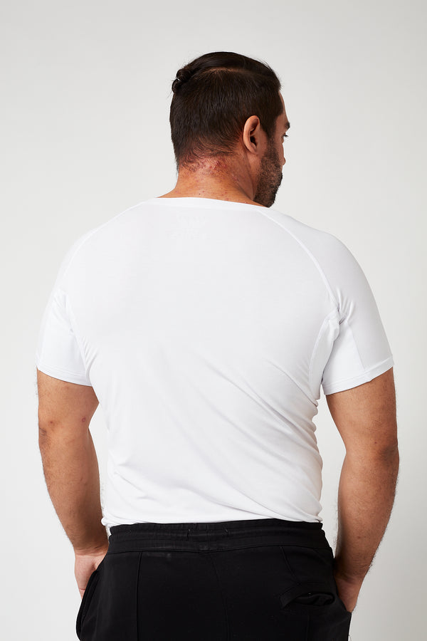 Sweatproof White Undershirt Bundle (2-Pack)