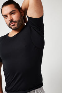 Mens Sweatproof V Neck Undershirt