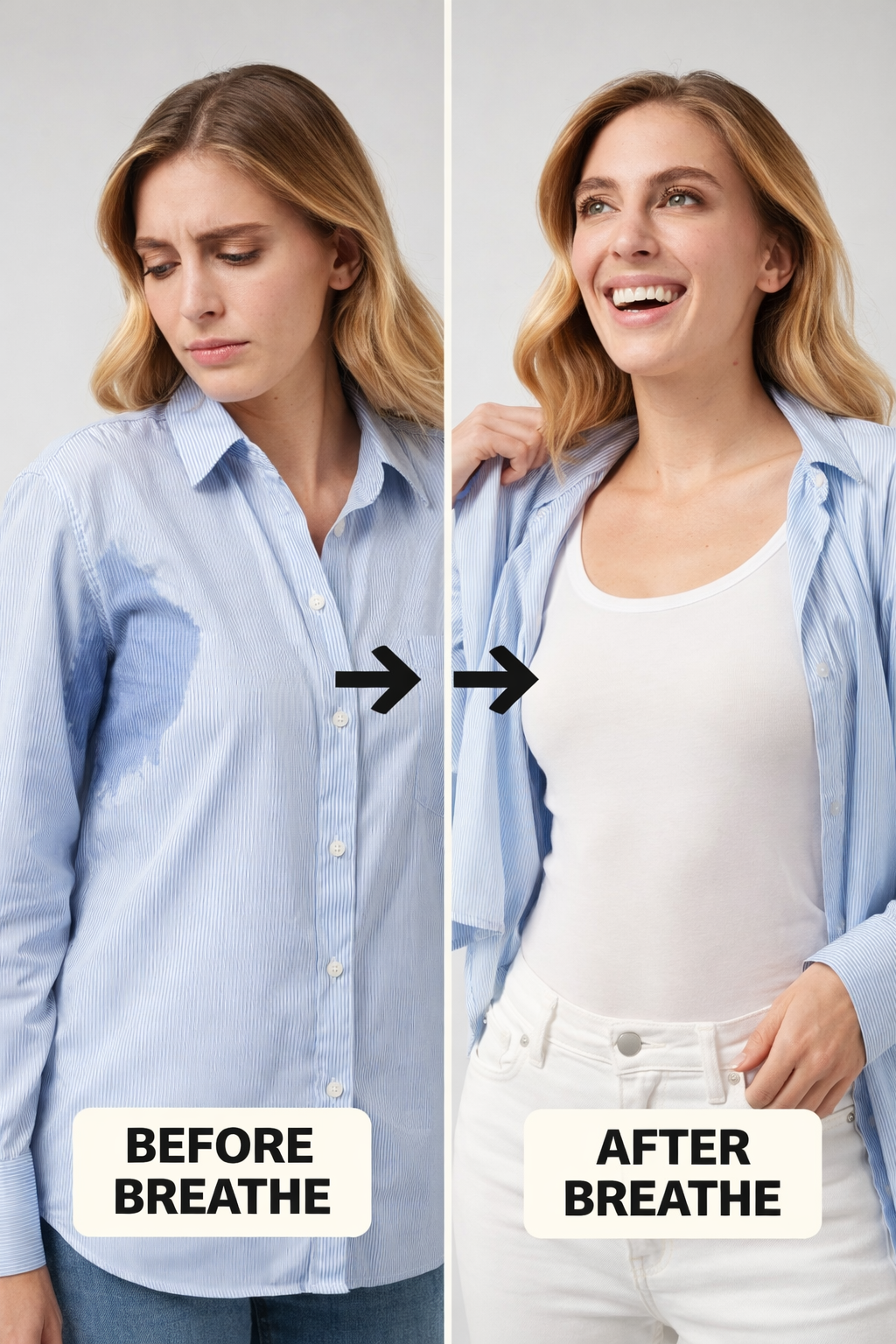 Sweatproof Scoop Neck Undershirt (White)