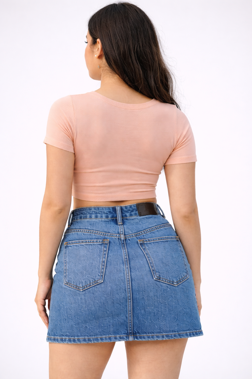 Blush ScoopNeck Sweatproof Crop