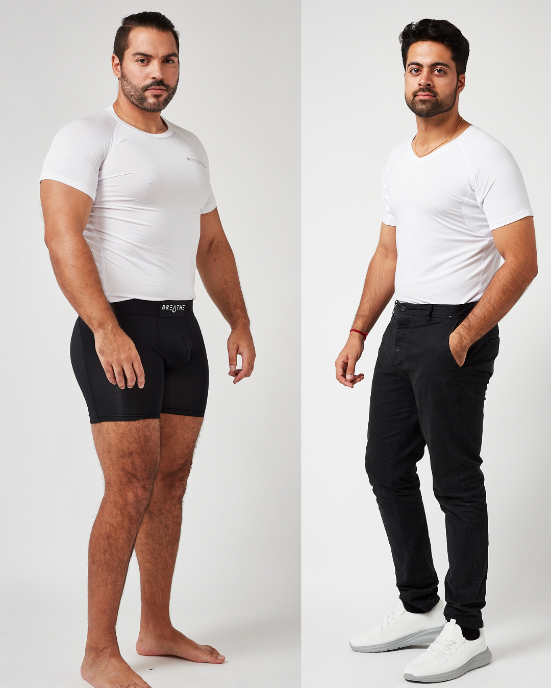 Sweatproof White Undershirt Bundle (2-Pack)