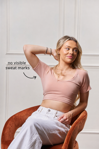 Blush ScoopNeck Crop Top