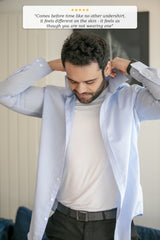 Mens Sweatproof Crewneck Undershirt White
