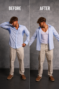 The Deep V Neck Sweat Defence Pack
