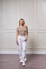 Womens Crewneck Sweatproof Undershirt Espresso