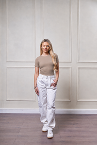 Womens Crewneck Sweatproof Undershirt Espresso
